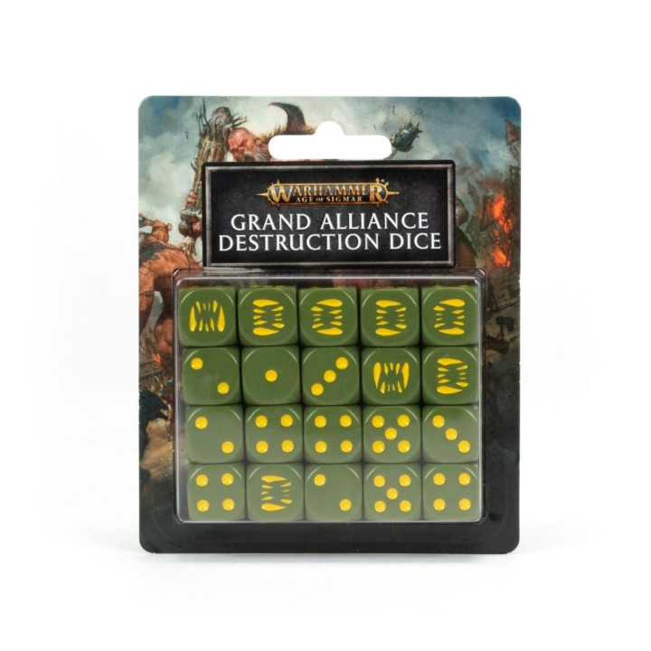 Grand Alliance Destruction Dice - DICE - COUNTERS