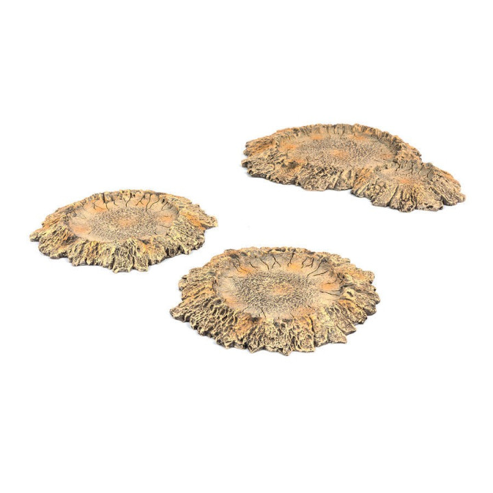 TERRAINS - Explosion Craters - Pre-painted Resin Terrain