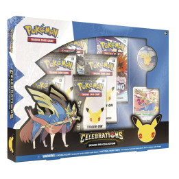POKÉMON - Collection Zacian avec pin’s Deluxe - Pokemon Collection spéciale Célébrations