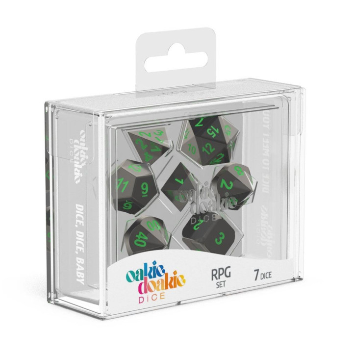 A TRIER - Set de 7 Dès RPG en Metal