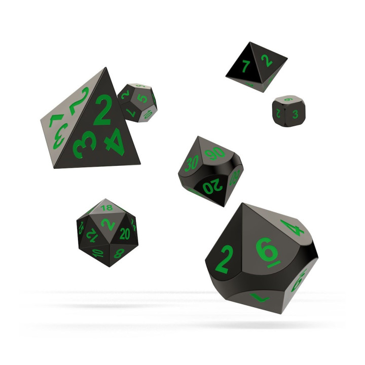 Metal RPG 7 Dice Set - TO SORT