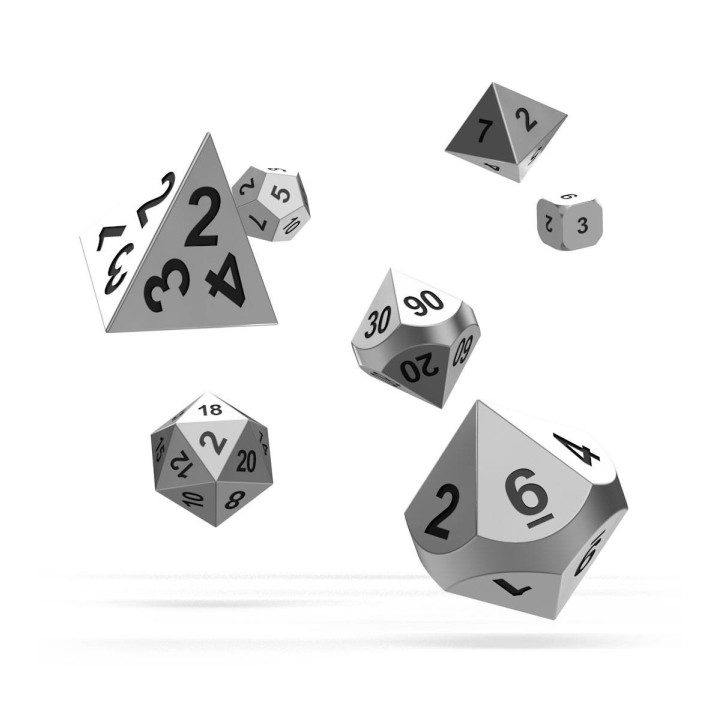 Metal RPG 7 Dice Set - TO SORT