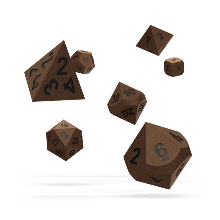 A TRIER - Set de 7 Dès RPG en Metal