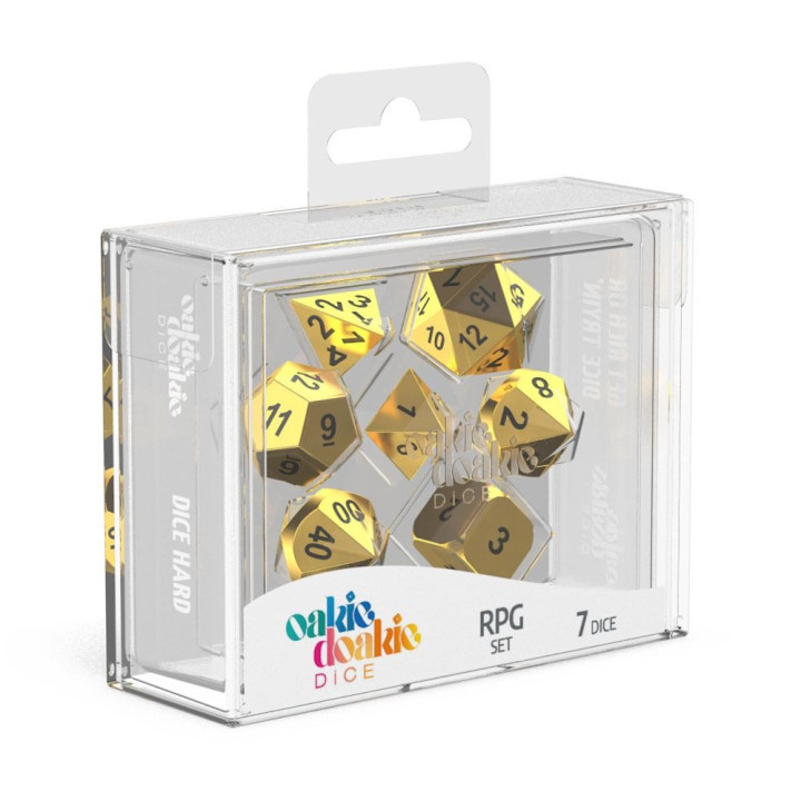 A TRIER - Set de 7 Dès RPG en Metal