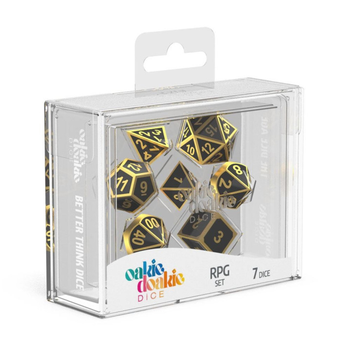 A TRIER - Set de 7 Dès RPG en Metal