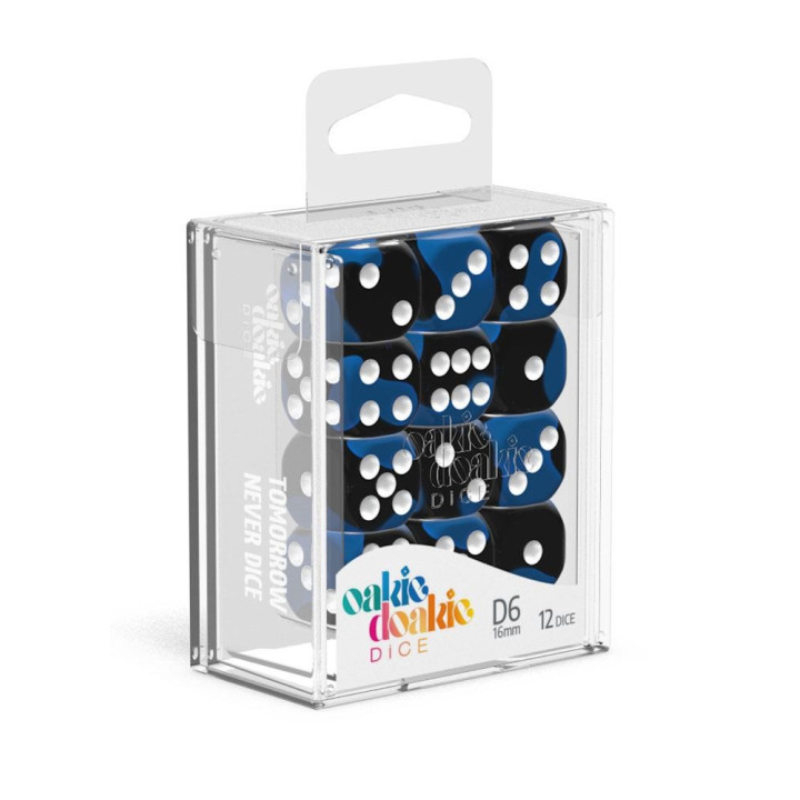 BIOHAZARD - Glow in the Dark Oakie Doakie Dice - 12 D6 16mm dice - DICE - COUNTERS