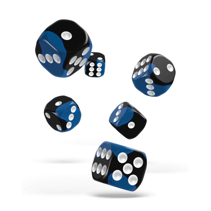 ACCESSOIRES JEUX DE SOCIÉTÉ - Glow in the Dark Oakie Doakie Dice - 12 dés D6 de 16 mm