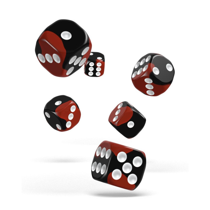 ACCESSOIRES JEUX DE SOCIÉTÉ - Glow in the Dark Oakie Doakie Dice - 12 dés D6 de 16 mm