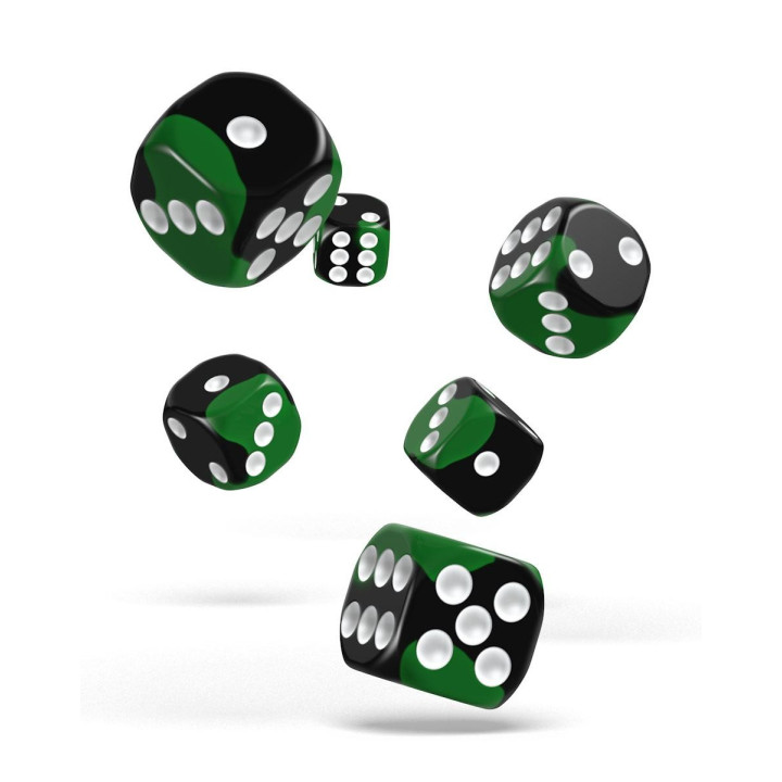BIOHAZARD - Glow in the Dark Oakie Doakie Dice - 12 D6 16mm dice - DICE - COUNTERS