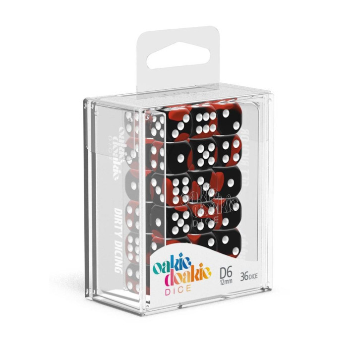Glow in the Dark Oakie Doakie Dice - 36 dés D6 de 12 mm - DADI E CONTATORI