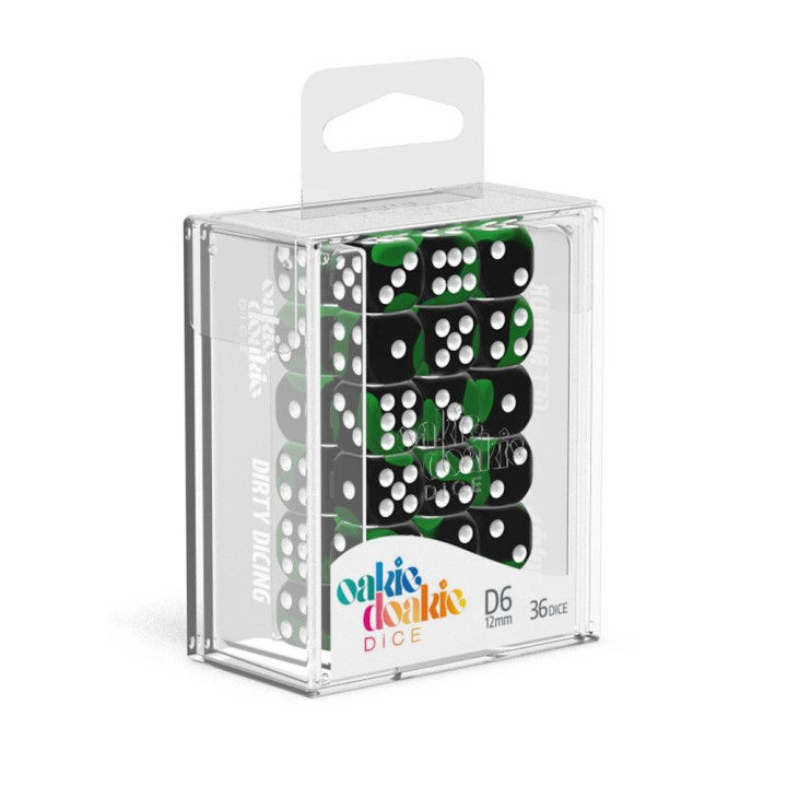 Glow in the Dark Oakie Doakie Dice - 36 dés D6 de 12 mm - DADI E CONTATORI