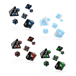 DÉS - 7 Dice RPG-Set Glow in the Dark