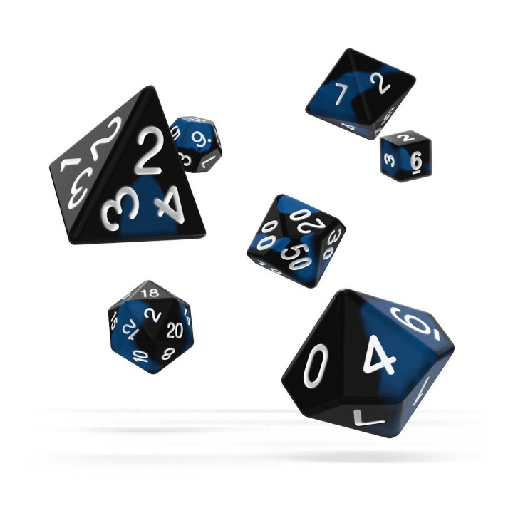 DÉS - 7 Dice RPG-Set Glow in the Dark