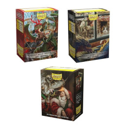 Christmas pockets Dragon Shield (x100) - SLEEVES