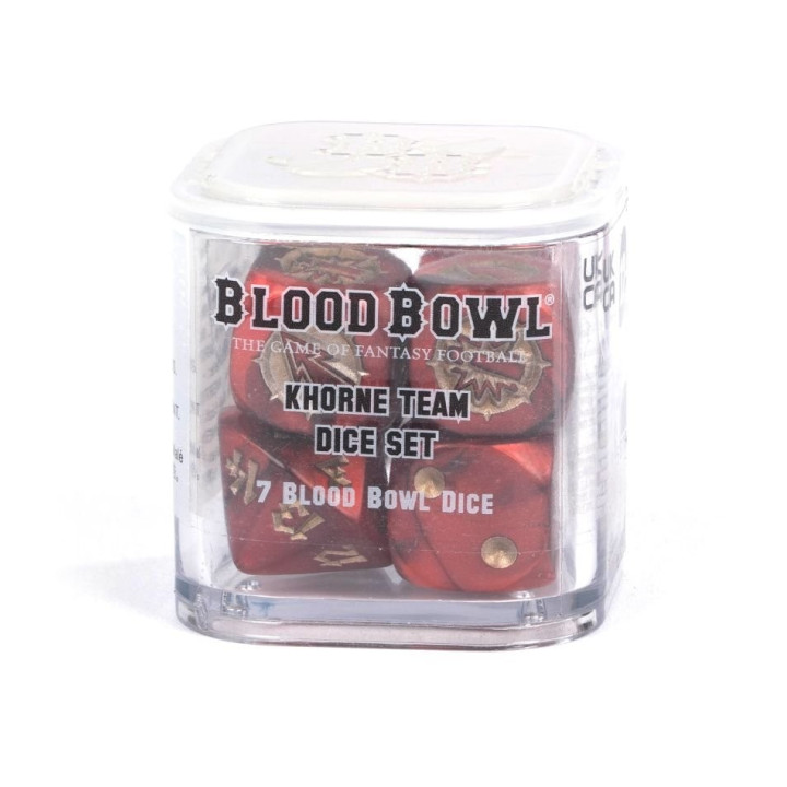 Blood Bowl Khorne Team Dice Set - Dice