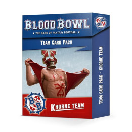 FIGURINES - Blood Bowl Khorne Team Card Pack