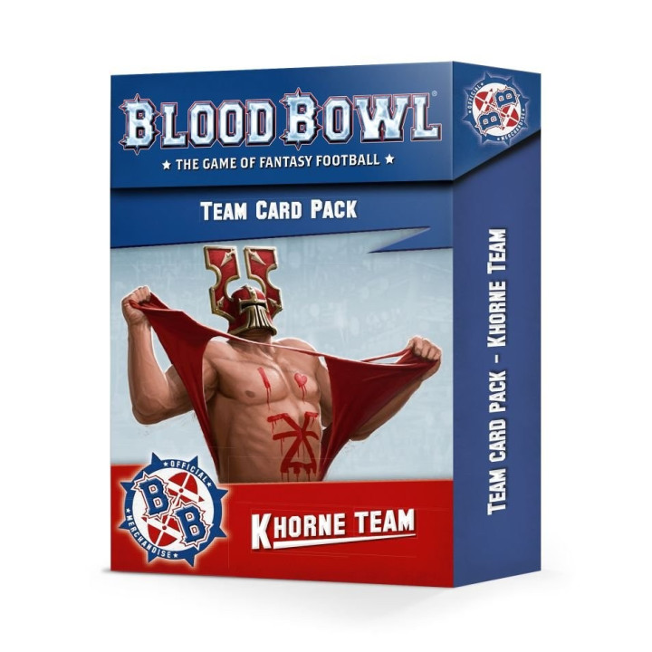 FIGURINES - Blood Bowl Khorne Team Card Pack