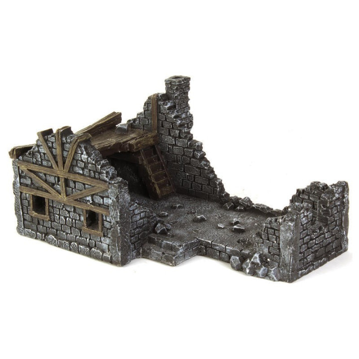 Medieval Houses set - Pre-painted Resin Terrain - LAND