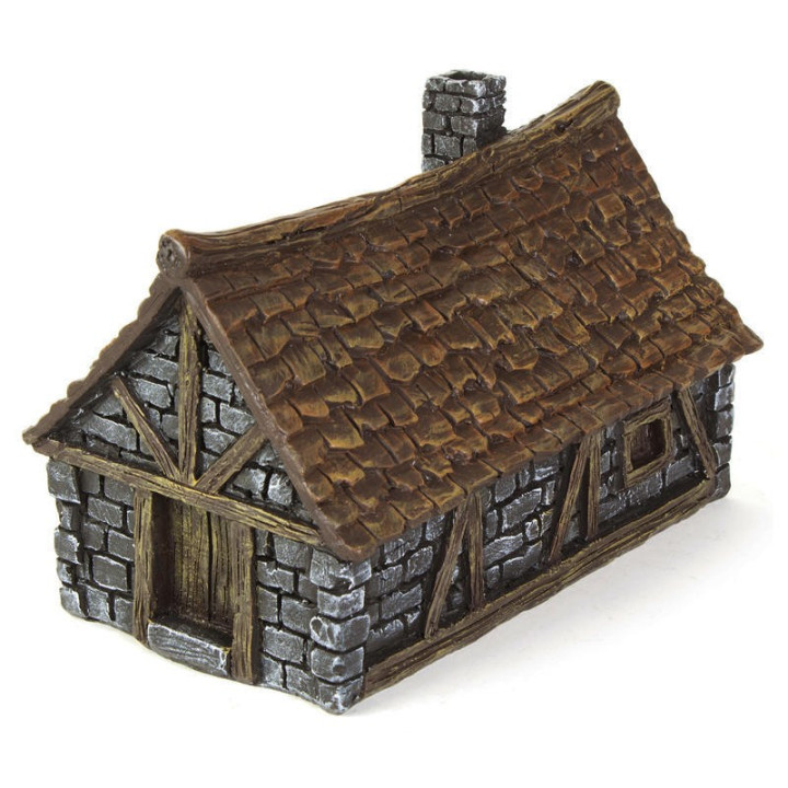 Medieval Houses set - Pre-painted Resin Terrain - LAND