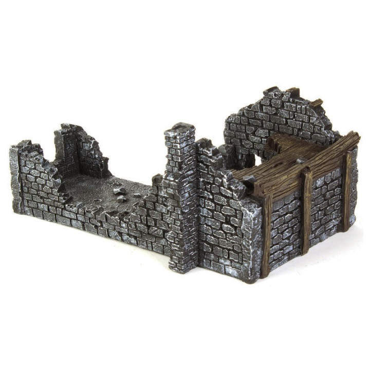 Medieval Houses set - Pre-painted Resin Terrain - LAND