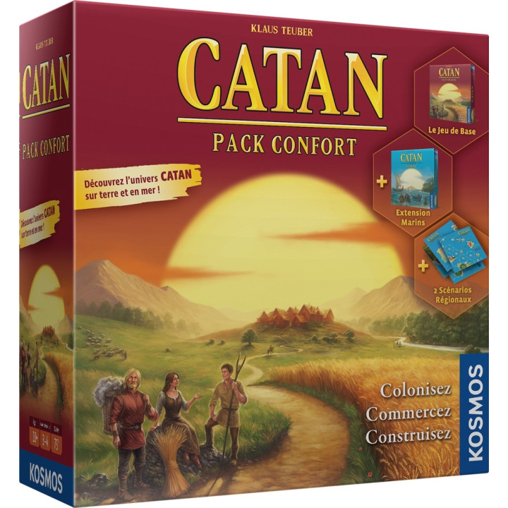 JEUX EN FAMILLE - Catan - Pack Confort
