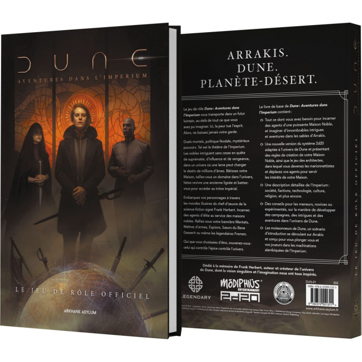 Dune : Aventures dans l'Imperium - Livre de base - FUTURISTICO E SPACE OPERA