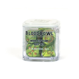 FIGURINES - Set de Dés d'Équipe Blood Bowl d'Elfes Sylvains