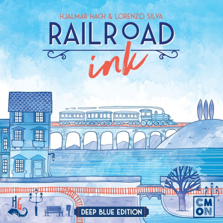 JEUX DE SOCIÉTÉ - Railroad Ink: Deep Blue Edition