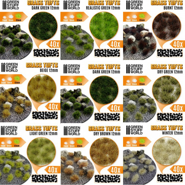 TOUFFES HERBE - Touffes d'Herbe 12mm