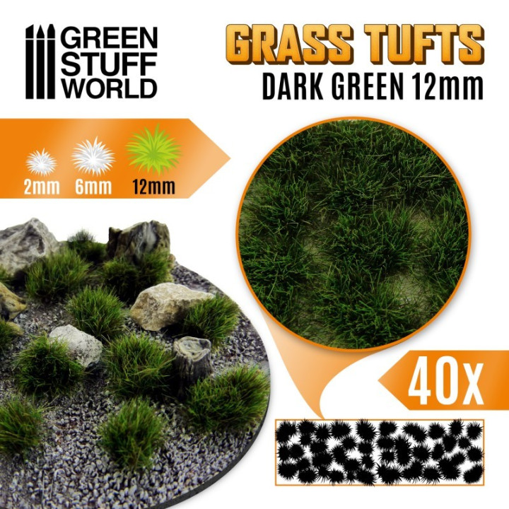 TOUFFES HERBE - Touffes d'Herbe 12mm