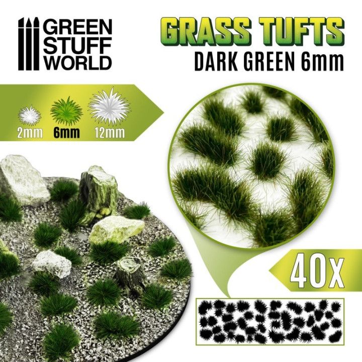 Touffes d'Herbe 6mm - KRÄUTERTAUCHER