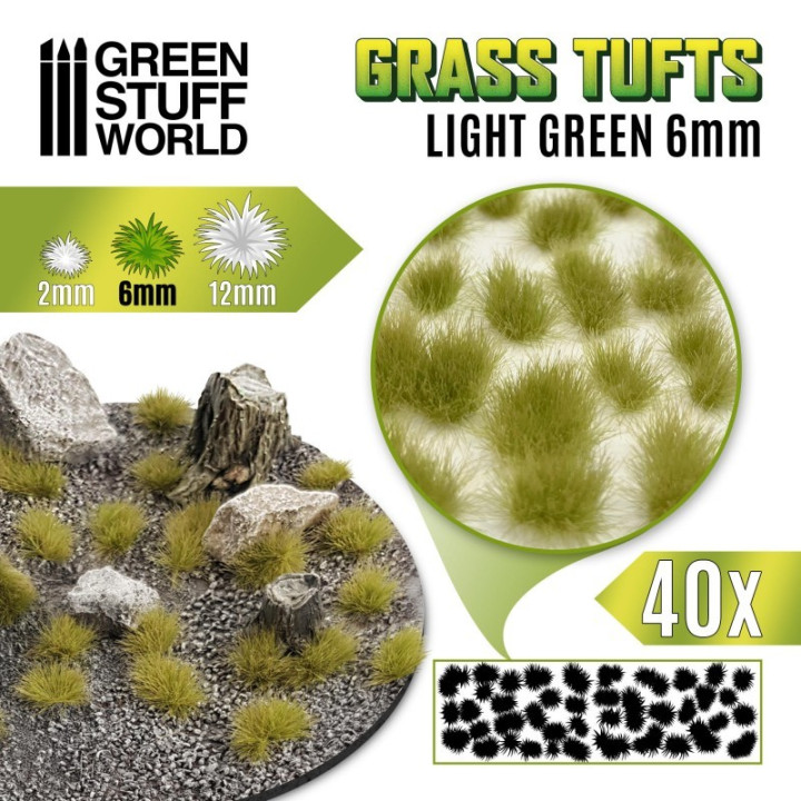 Touffes d'Herbe 6mm - KRÄUTERTAUCHER