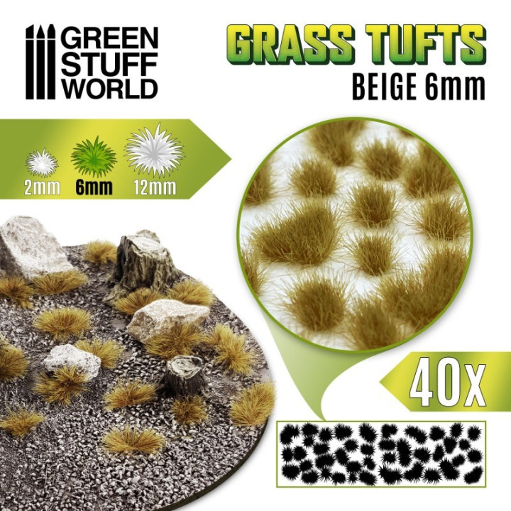 Touffes d'Herbe 6mm - KRÄUTERTAUCHER