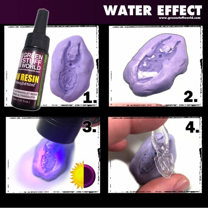 MATÉRIAUX - Résine Ultraviolette 30ml - Effet Eau