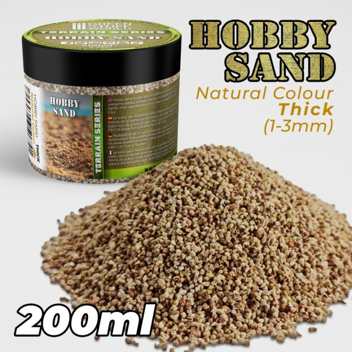 SABLE DE MODÉLISME - Sable de modélisation grossier 200ml