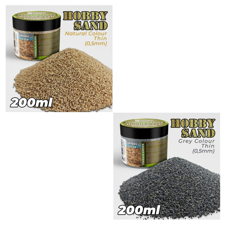 Thin Hobby Sand 200ml - HOBBY SAND