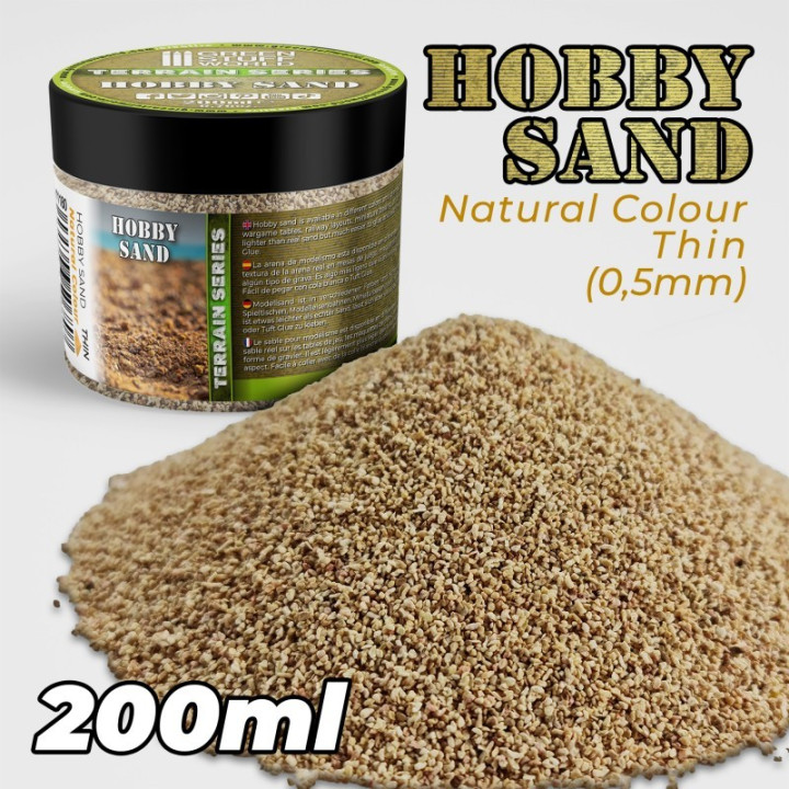 SABLE DE MODÉLISME - Sable fin de modelage 200ml