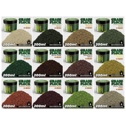 Static Grass Flock 4-6mm 200 ml - STATIC GRASS