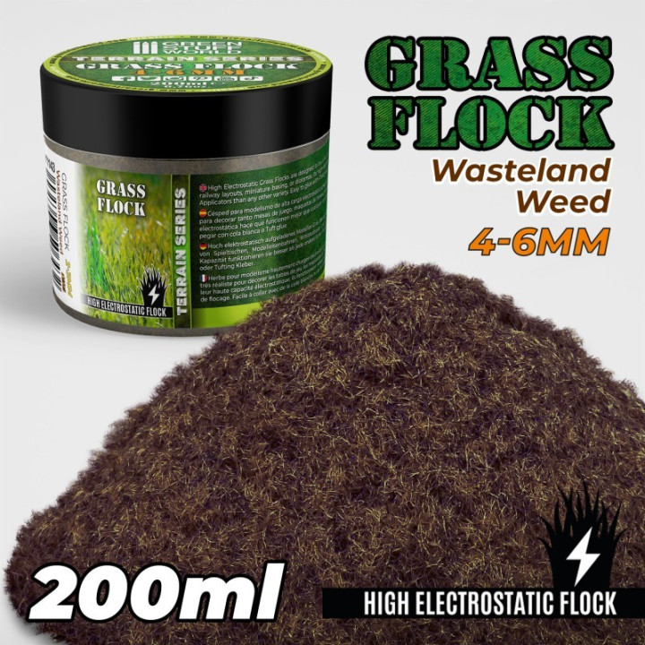 Static Grass Flock 4-6mm 200 ml - STATIC GRASS