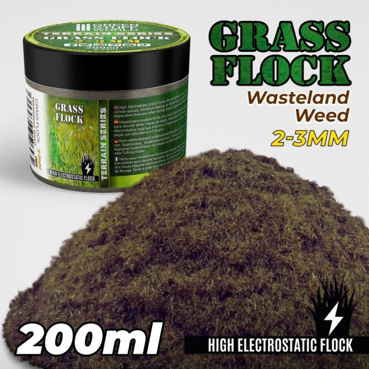 Static Grass Flock 2-3mm 200 ml - STATIC GRASS