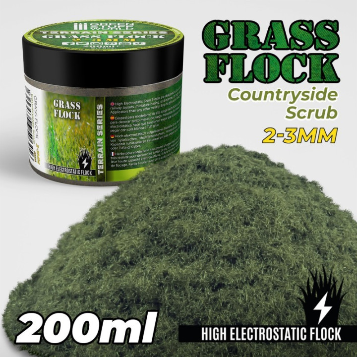 Static Grass Flock 2-3mm 200 ml - STATIC GRASS