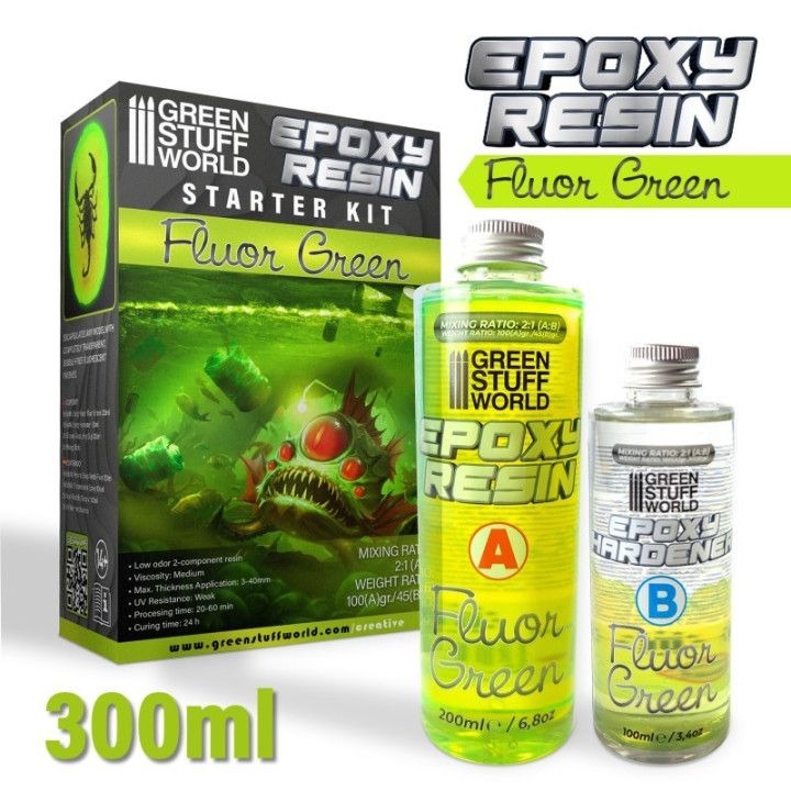 MATÉRIAUX - Epoxy Resin - Fluor Green