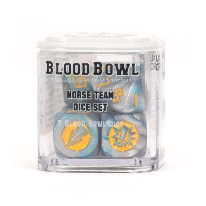 FIGURINES - Set de Dés d'Équipe de Blood Bowl de Nordiques