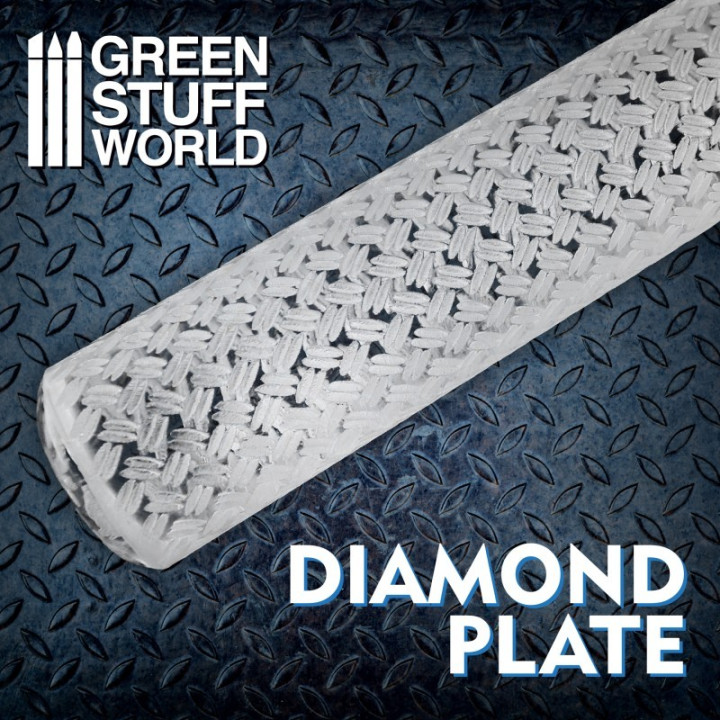 ROULEAUX DE MODÉLISME - Rouleaux texturé - Diamond Plate