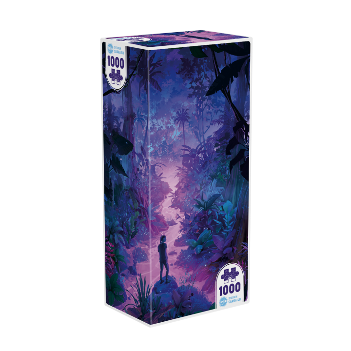 PUZZLES CARTONS - Puzzle Universe - Neon Forest - 1000 Pièces