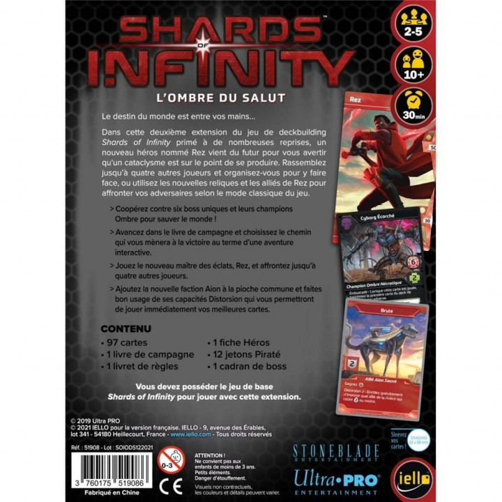 Shards of Infinity : L'Ombre du Salut - GESELLSCHAFTSSPIELE