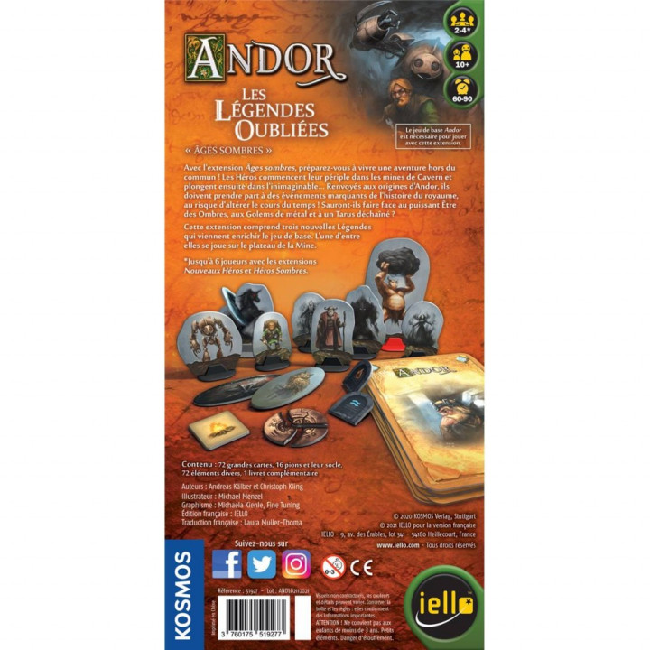 Andor - Les Légendes Oubliées - Âges Sombres - TO SORT
