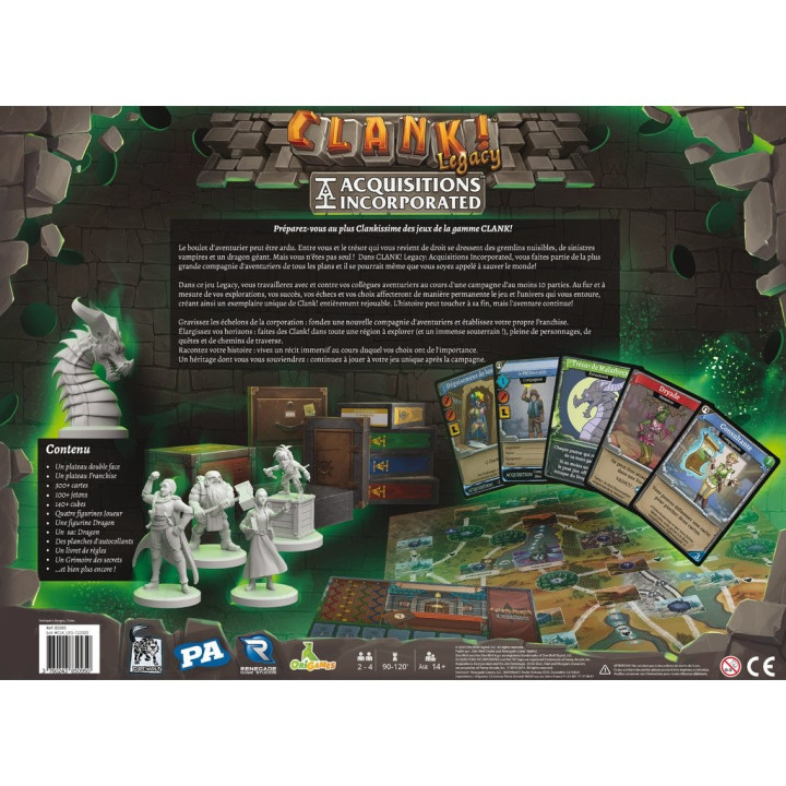 JEUX DE SOCIÉTÉ - Clank! - Legacy
