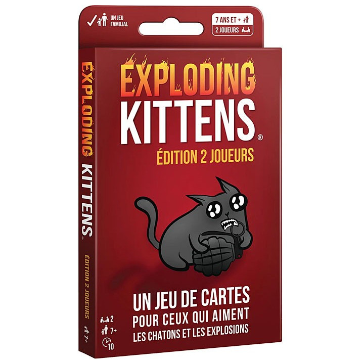 Exploding Kittens : édition 2 joueurs - GAMES FOR TWO