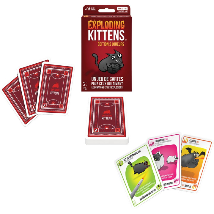 Exploding Kittens : édition 2 joueurs - GAMES FOR TWO